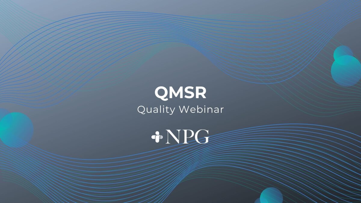 Post Image: NPG QMSR Webinar